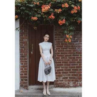 Đầm xòe xếp ly thiết kế cao cấp