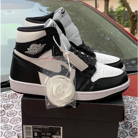 Giày Jordan Cổ Cao Nam Nữ, Giày JD1 Jordan Panda Thời Trang Nam Nữ da thật size 36_43
