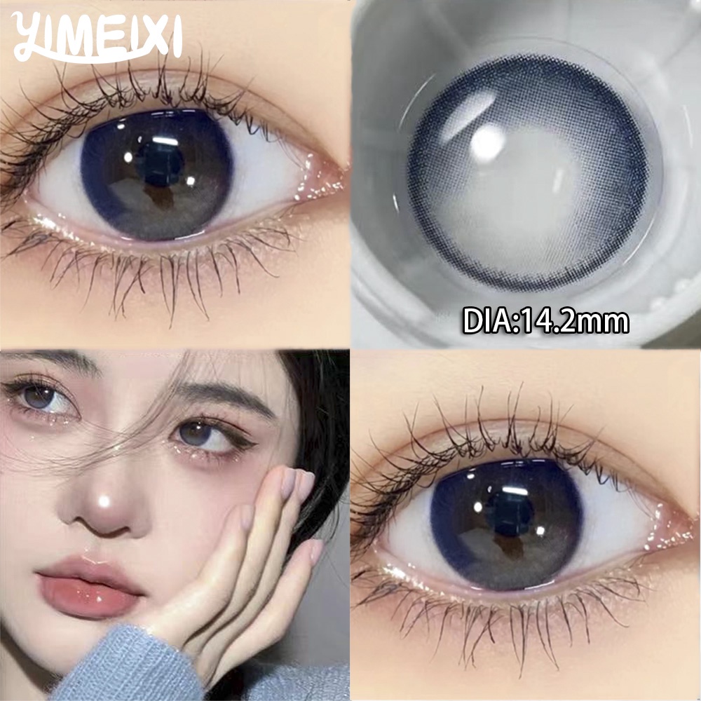 1 Cặp Kính Áp Tròng Nhiều Màu Sắc 14.5MM lens mắt lens xám lens xanh