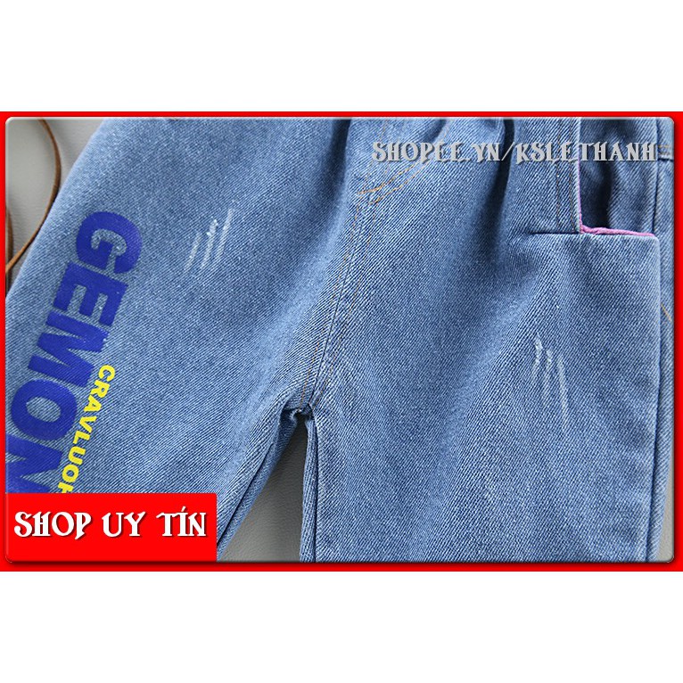 [SALE] QJ3⚡Size80-120⚡Quần Jean cho bé⚡HÀNG QUẢNG CHÂU CAO CẤP⚡ | BigBuy360 - bigbuy360.vn