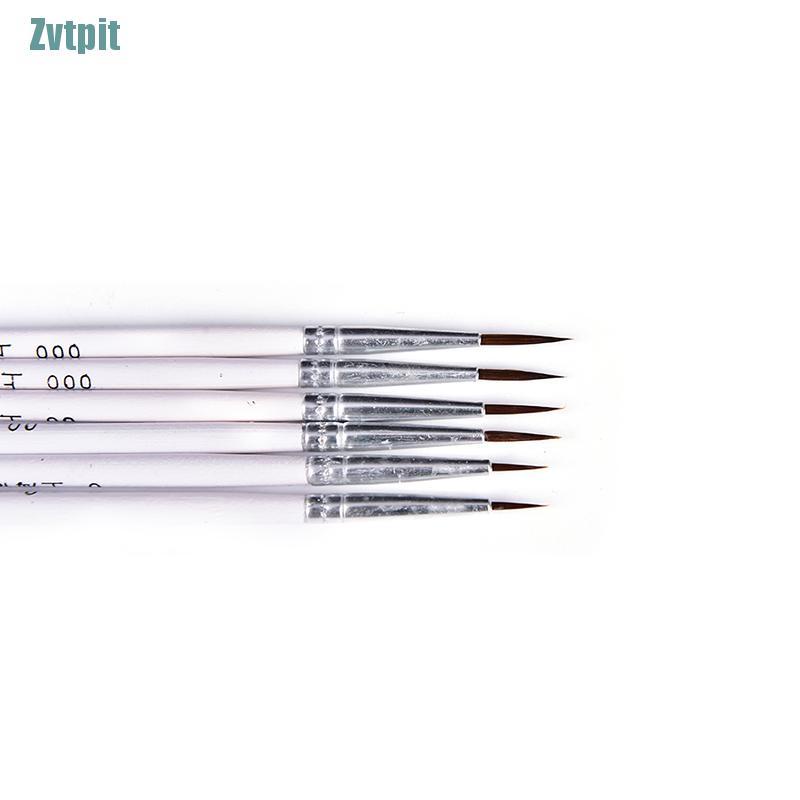 Set 10 cọ vẽ tranh màu trắng chuyên dụng chất lượng cao