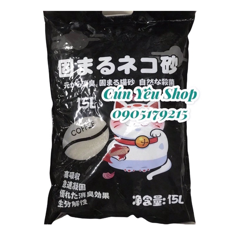 Cát nhật cho mèo 8l/15l