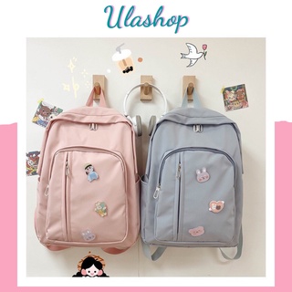 ULAPK046 BALO TRƠN ULZZANG KÈM HUY HIỆU