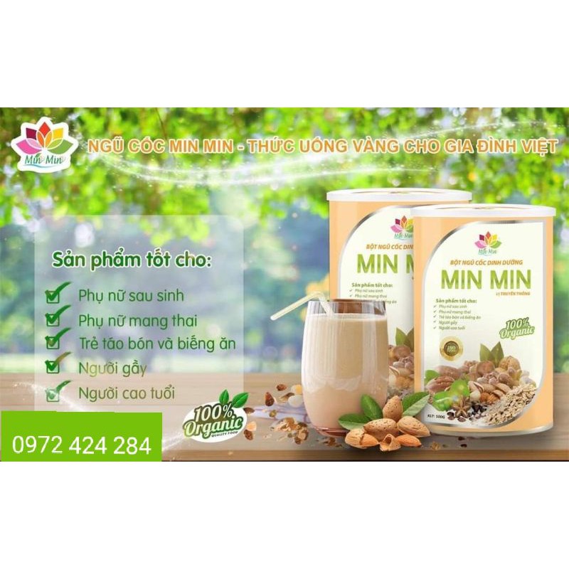 Ngũ cốc Min Min 29 hạt cao cấp