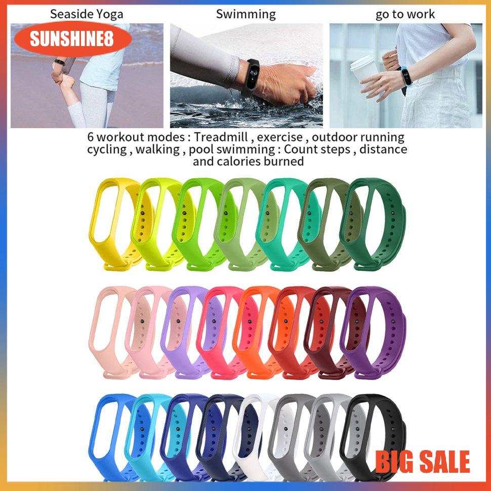 【SUN】[NEW]Wrist Strap Replacement Strap Flexible And Durable One Piece Clasp Sweatproof