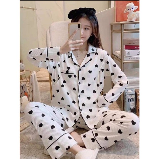Bộ pijama dài tay cao cấp - Bộ đồ ngủ họa tiết [ FREE SHIP ] siêu hot hot hott