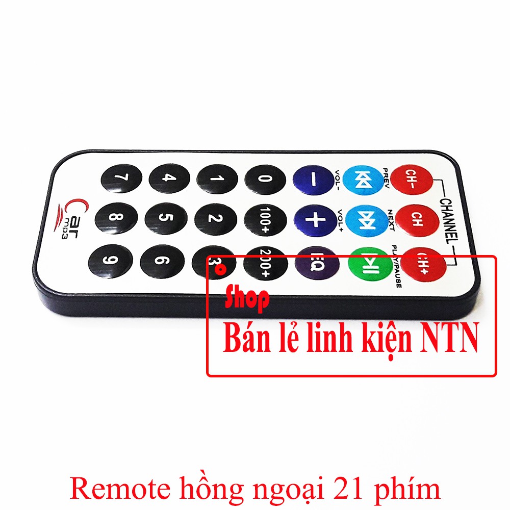 Remote hồng ngoại 21 phím