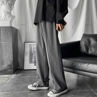Quần tây dài ống rộng phong cách Hàn Quốc thời trang cho nam