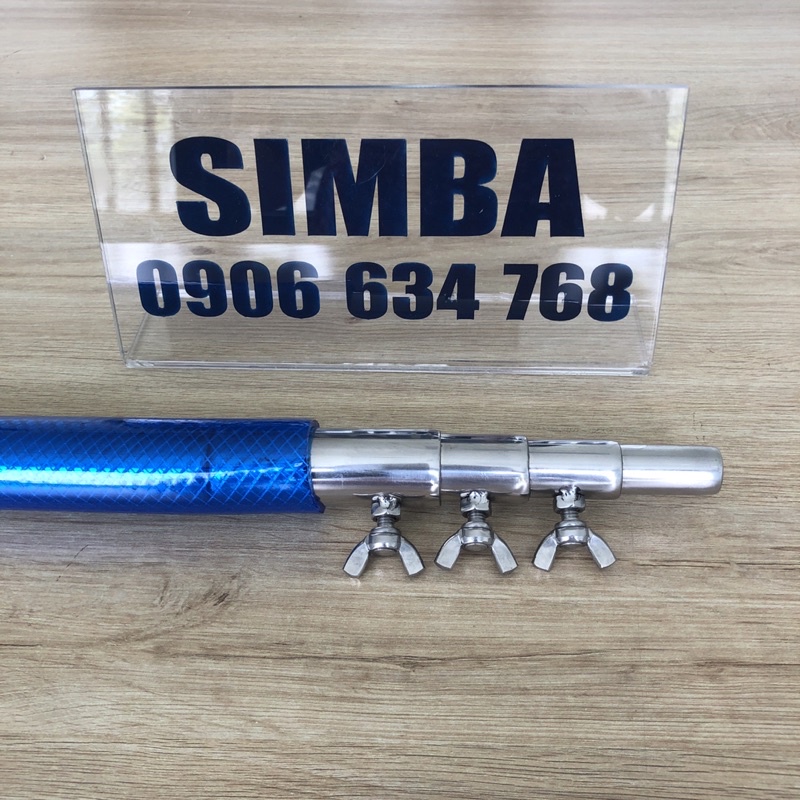 1 SÀO THI CÔNG XỎ GÔNG CÁP TREO và 2 đầu móc, SÀO INOX THI CÔNG CÁP HÀNG VIỆT NAM CAO CẤP DÀI 4.8M, 6M