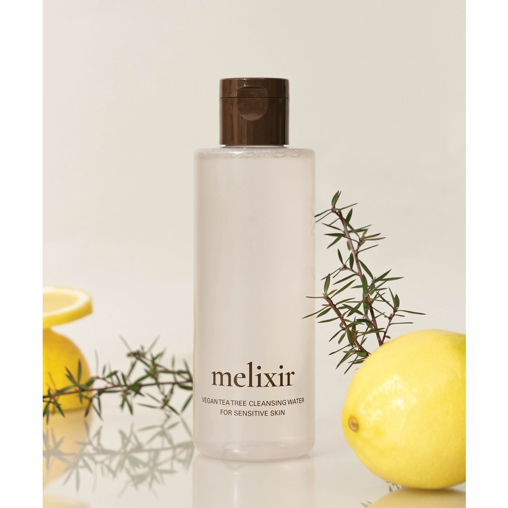 Nước tẩy trang tràm trà thuần chay MELIXIR VEGAN TEA TREE CLEANSING WATER