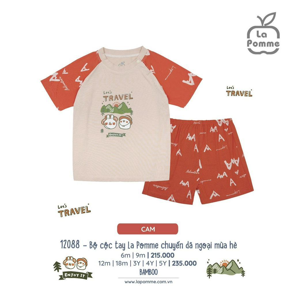 La Pomme LP12088 Bộ cộc tay La Pomme chuyến dã ngoại mùa hè SS2023