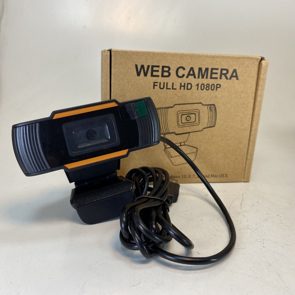 Webcam tích hợp microphone cho chất lượng âm thanh khớp hình ảnh fullHD 1080P mới