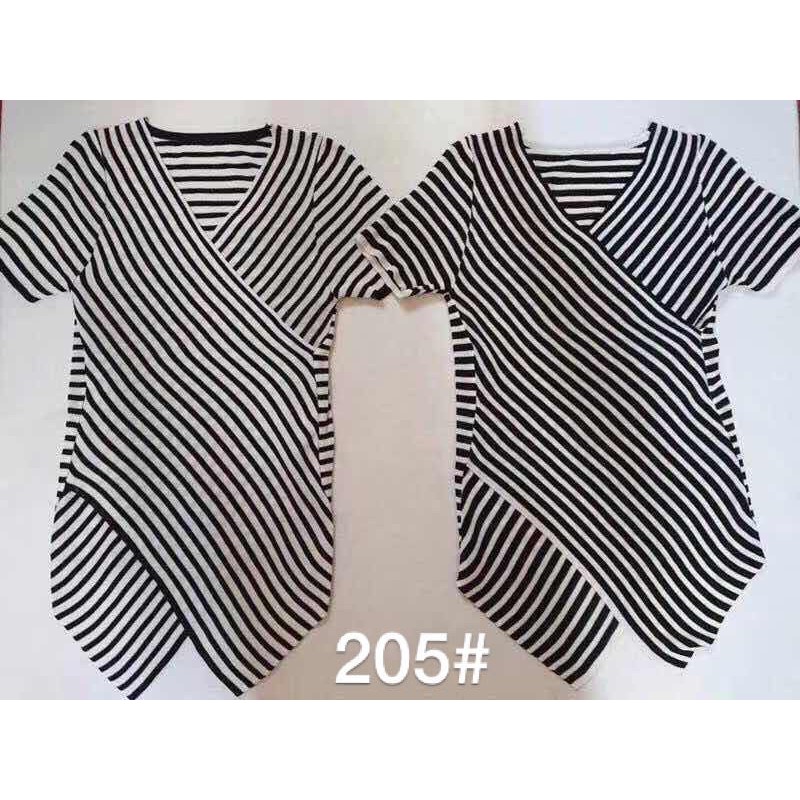 G02. 205. ÁO LEN KẺ SỌC LỆCH VẠT | BigBuy360 - bigbuy360.vn