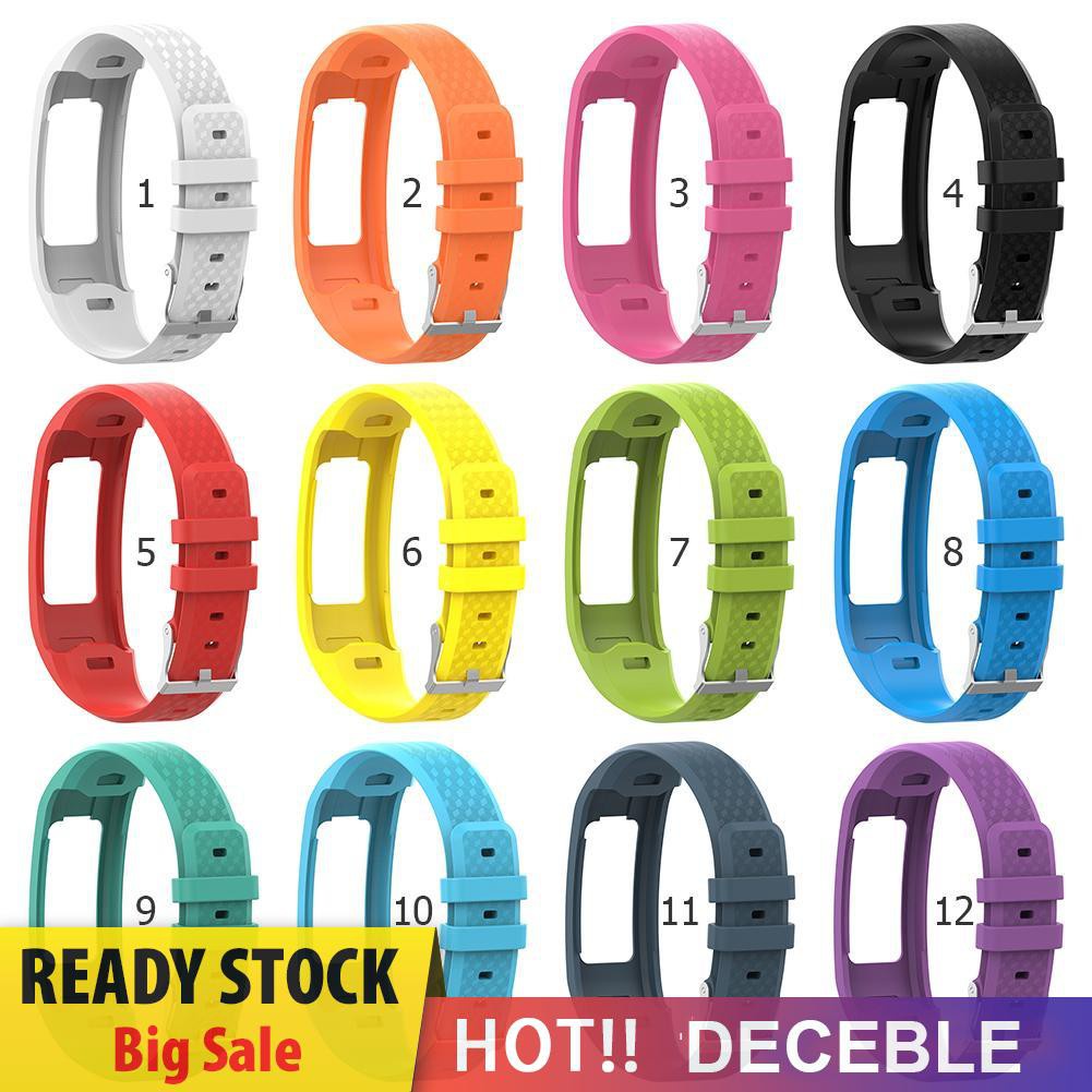 Deceble Multicolor Small Silicone Wrist Strap Replacement for Garmin Vivofit 1/2