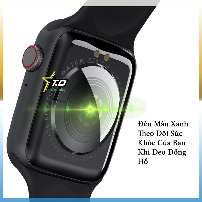 Watch 6 - Đồng Hồ Thông Minh Watch 6 Seri 6 (W26) - Màn Hình Tràn Viền - Theo dõi sức khoẻ - Chống nước - Nghe gọi Được