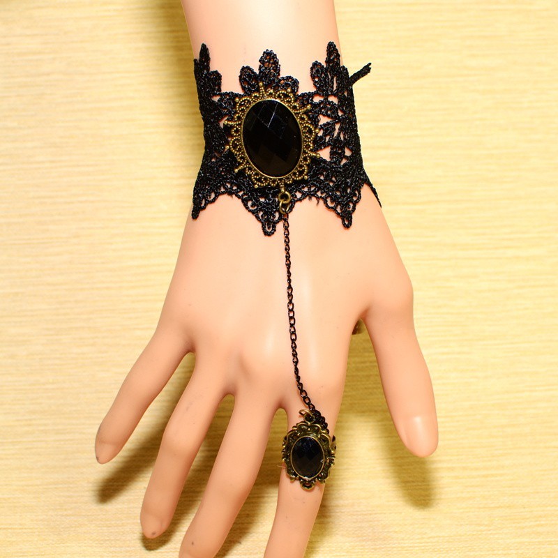 Vòng tay choker ren đen huyền bí mẫu mới nhất