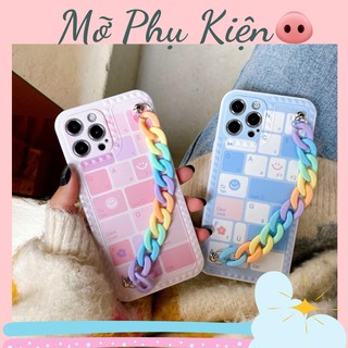 Ốp lưng điện thoại iphone dây xích cute cho 12ProMax/12/11/11ProMax/X/XsMax/6plus/7plus/8plus
