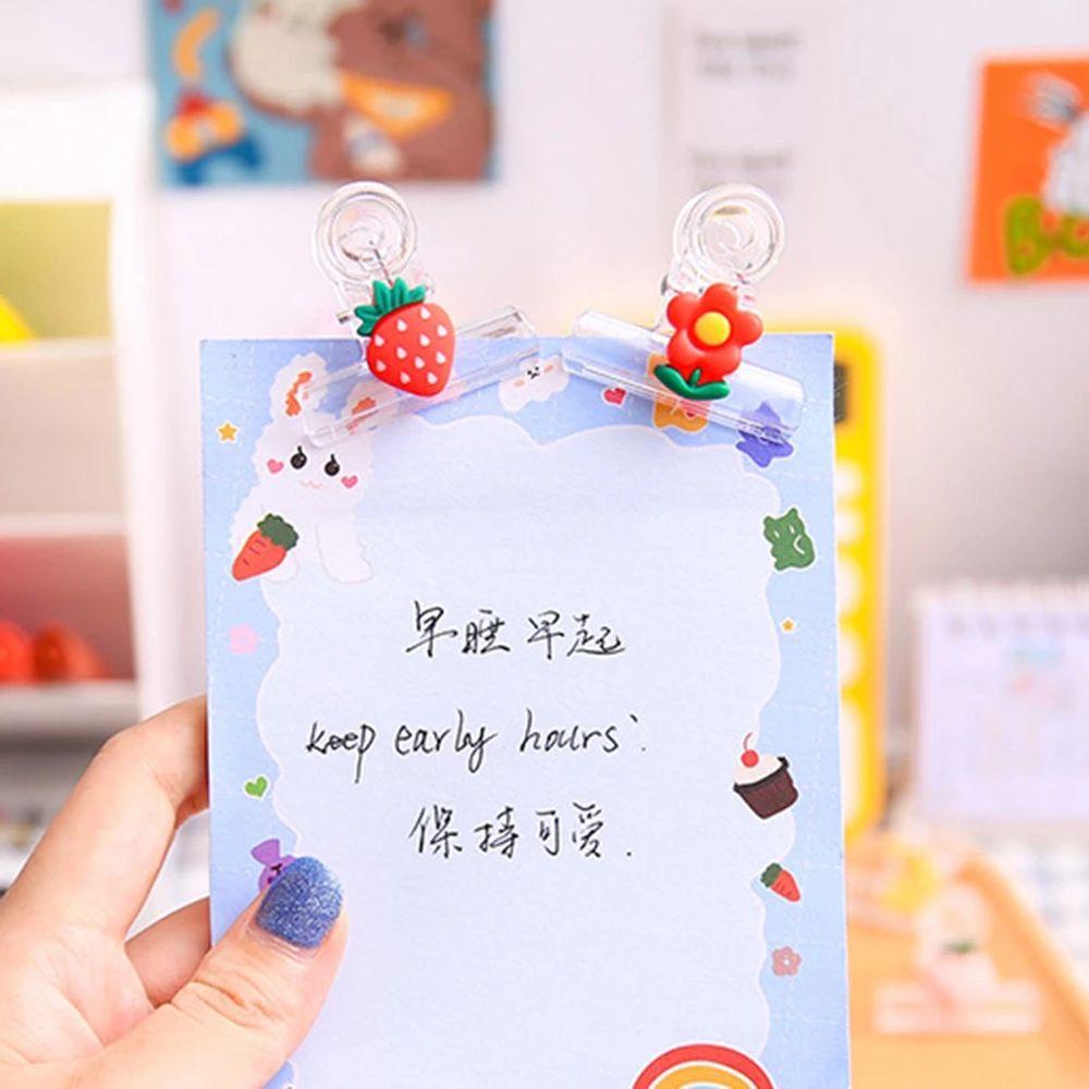 Kẹp Niêm Phong Chỉ Số Đồ Ăn Vặt Trong Suốt Họa Tiết Hoạt Hình Để Bàn