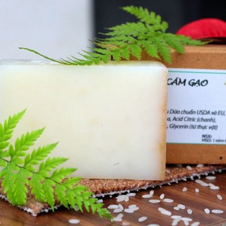 Xà phòng cám gạo, Xà bông Sinh Dược trắng da tự nhiên, tẩy tế bào chết an toàn 120 gram