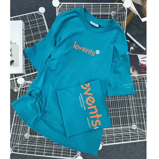 Áo Thun Local Brand Levents Popular Logo Nam nữ Unisex Full tag
