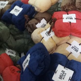 [1.8kg]Chăn lông thỏ Muji nhập khẩu 2020 (ảnh thật)