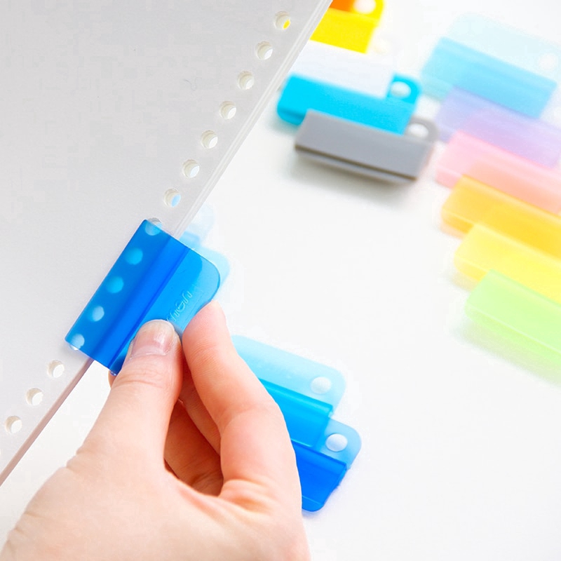 Kẹp niêm phong phân loại tài liệu gắn bảng nhiều màu kẹo tùy chọn