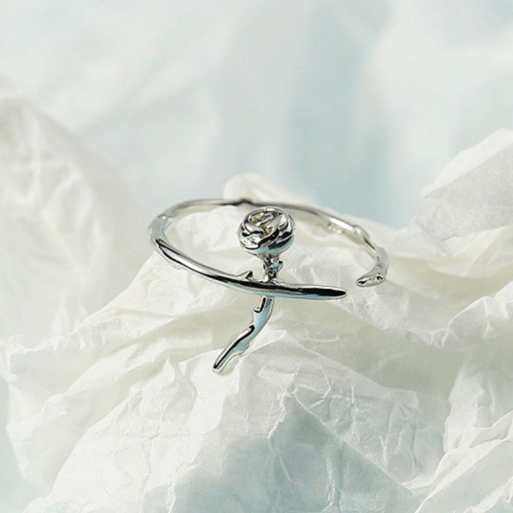 Nhẫn Thiết Kế Hình Hoa Hồng 3D Sáng Tạo Thời Trang Cho Nữ