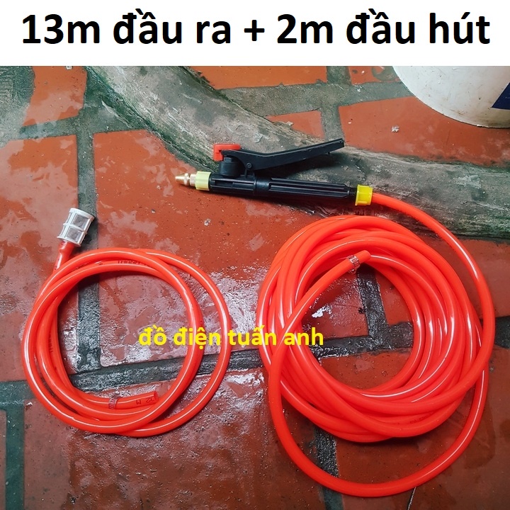 bộ dây vòi dùng cho máy rửa xe,tưới cây mini 12v - máy bơm nước mini 12v - phun sương đa năng