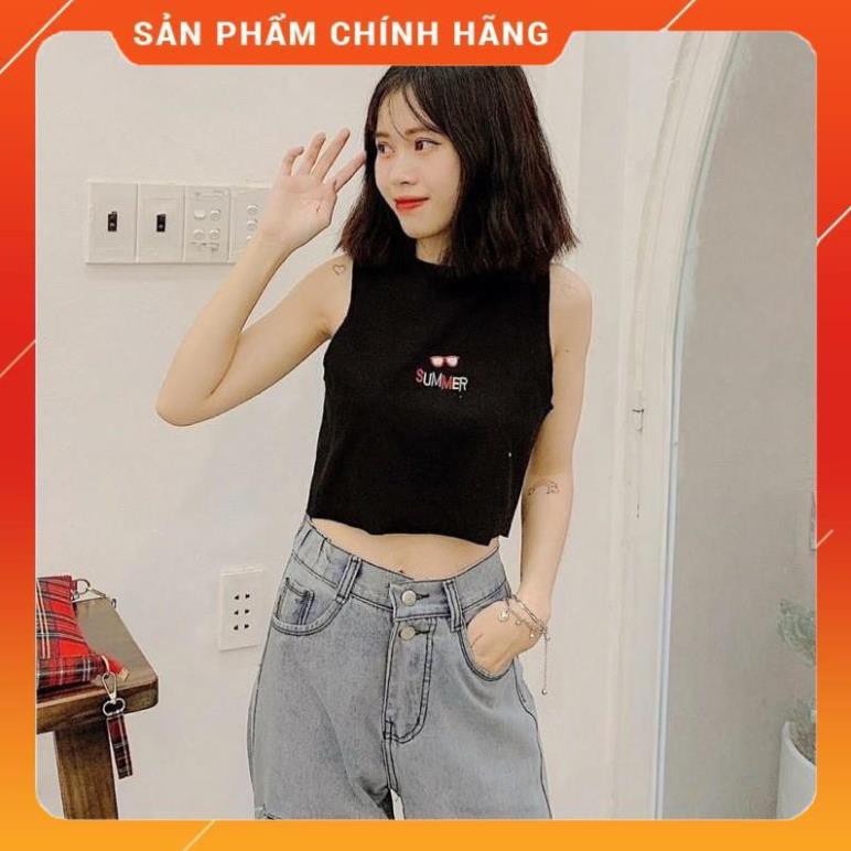 Áo Croptop Thêu SUMMER Ulzzang (Có Video ,Ảnh Thật) cho bạn sự trẻ trung, cá tính và tự tin