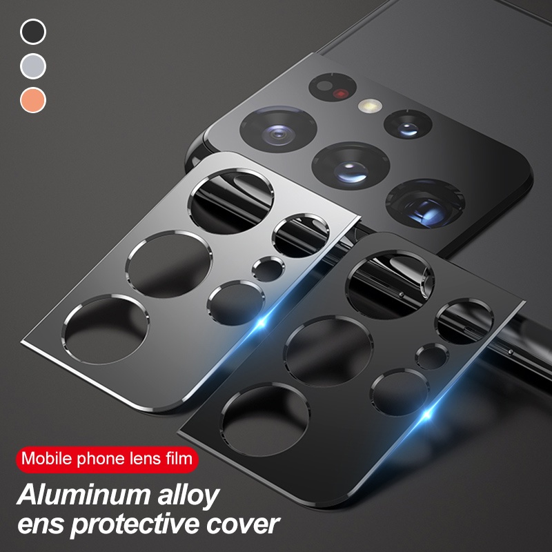 Viền bảo vệ camera bằng kim loại cho Samsung Galaxy S21 Plus S21 Ultra