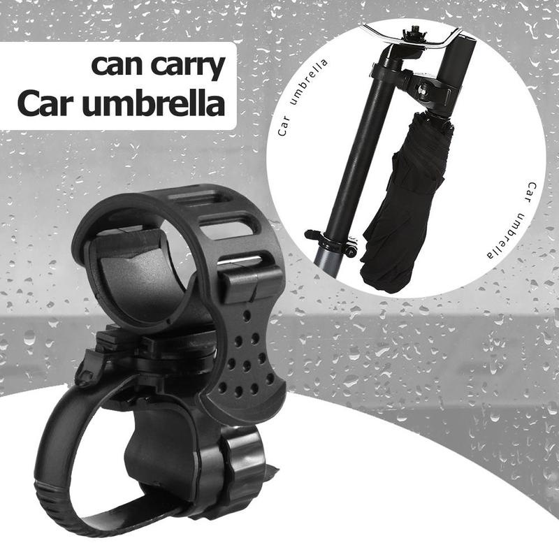 Giá đỡ đèn pin gắn xe đạp/ mô tô bằng cao su xoay 360 độ chống nước/ chống trượt có thể điều chỉnh