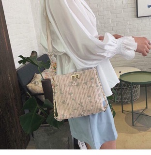 Túi cói lưới siêu xinh hottrend