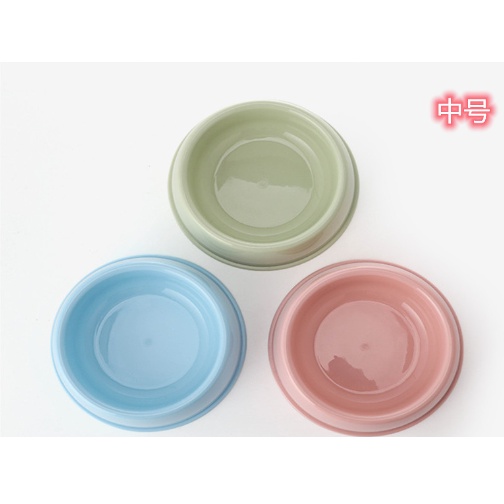 (Dụng cụ cho chó mèo ăn) chén (bát) ăn cho chó mèo bằng nhựa nhiều màu cho khách yêu chọn lựa.