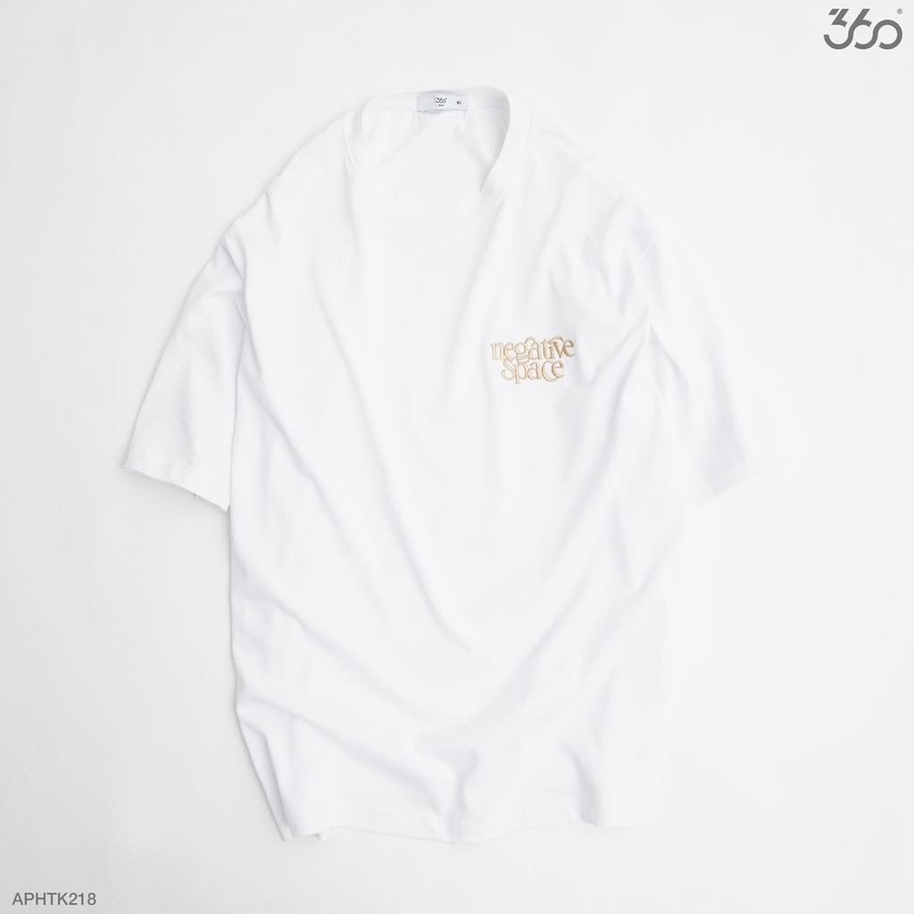 Áo phông nam local brand 360 BOUTIQUE màu trắng - Made in Vietnam
