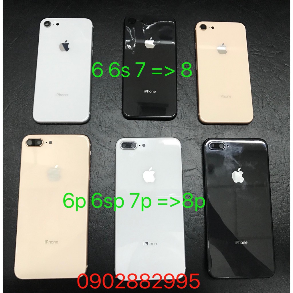 thay vỏ độ iphone 6 6s 6plus lên 8 8plus xem lấy liền