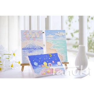 [TANUKI ART] Màu sáp dầu (oil pastel) cá voi