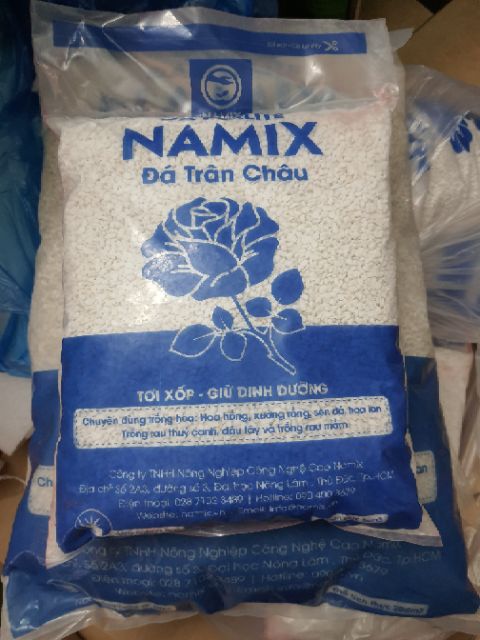 Đá perlite - đá trân châu trồng cây,trang trí cây - 400gr