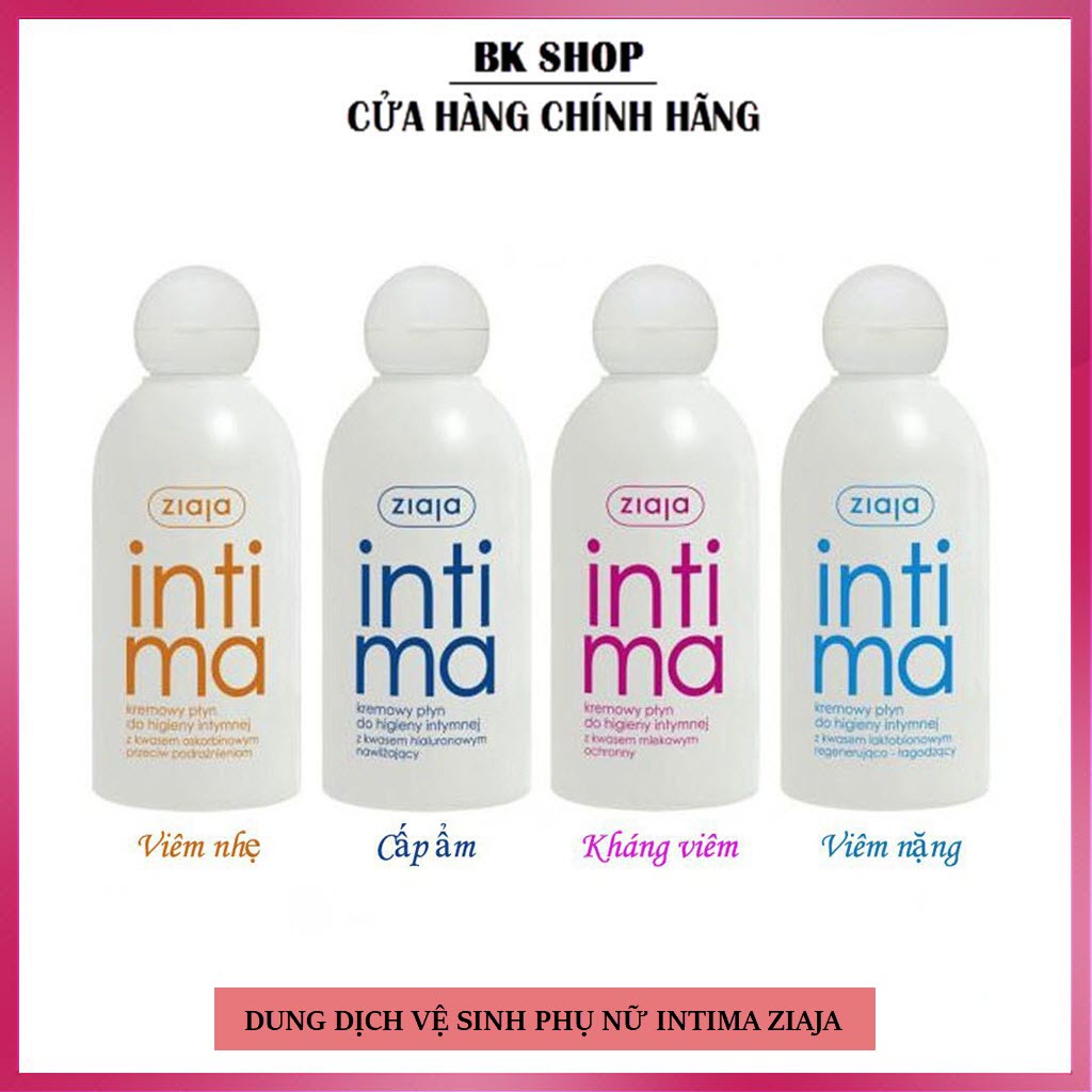 (Auth Ba Lan) Dung dịch vệ sinh phụ nữ Intima Ziaja 200ml