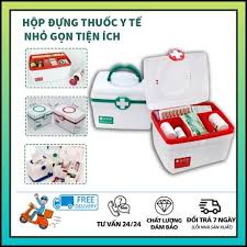 Hộp đựng thuốc y tế gia đình tiện lợi gọn gàng cát thuốc các loại thuốc bảo quản thuốc tốt hơn