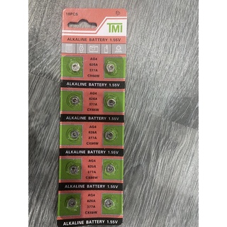 [Sale 1k] Pin đồng hồ đeo tay 1K Alkaline Battery loại nhỏ 1.5V AG4 377A CX177 LR626W giá chỉ 1k