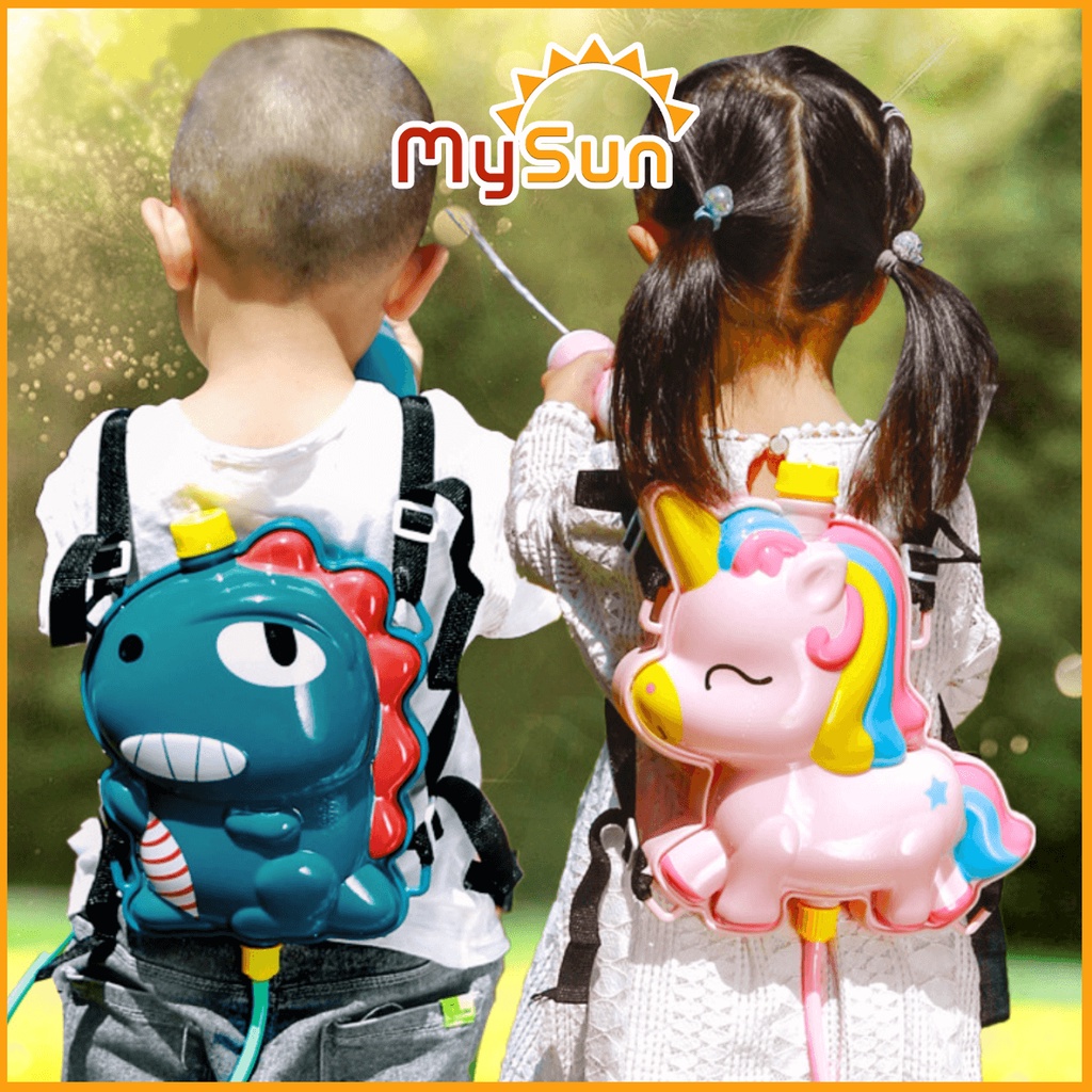 Balo súng phun bắn nước đồ chơi trẻ em loại to giá rẻ cho bé MySun