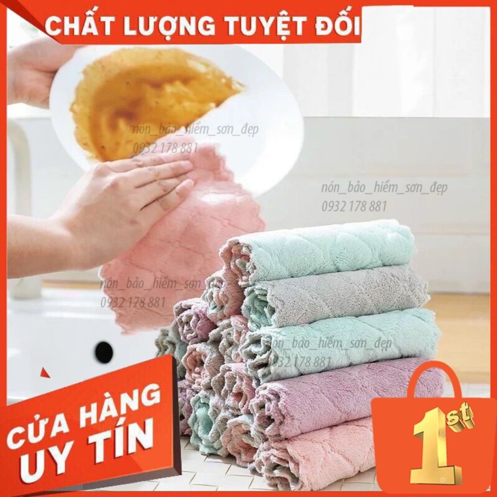 Khăn Lau Đa Năng Cao Cấp 2 Mặt_Khăn Lau Bếp_Khăn Lau Xe_Khăn Lau Nón_Khăn Giá Rẻ