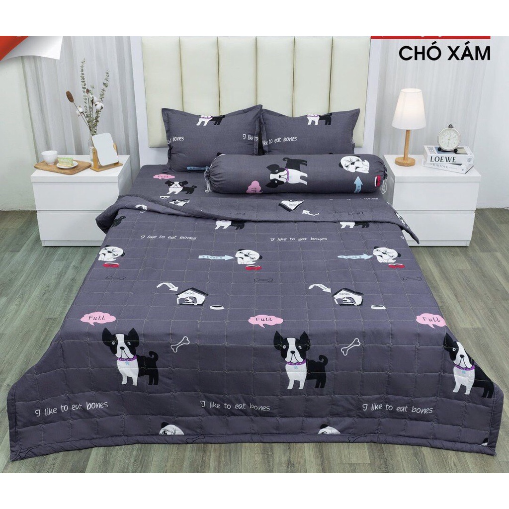 [Đồng giá - 60k]Ga trải giường cotton poly ,tặng kèm 2 vỏ gối nằm cùng mẫu-kích thước 1m2,1m6
