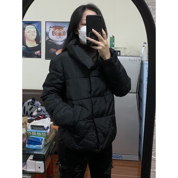 Áo phao đen thanh lý