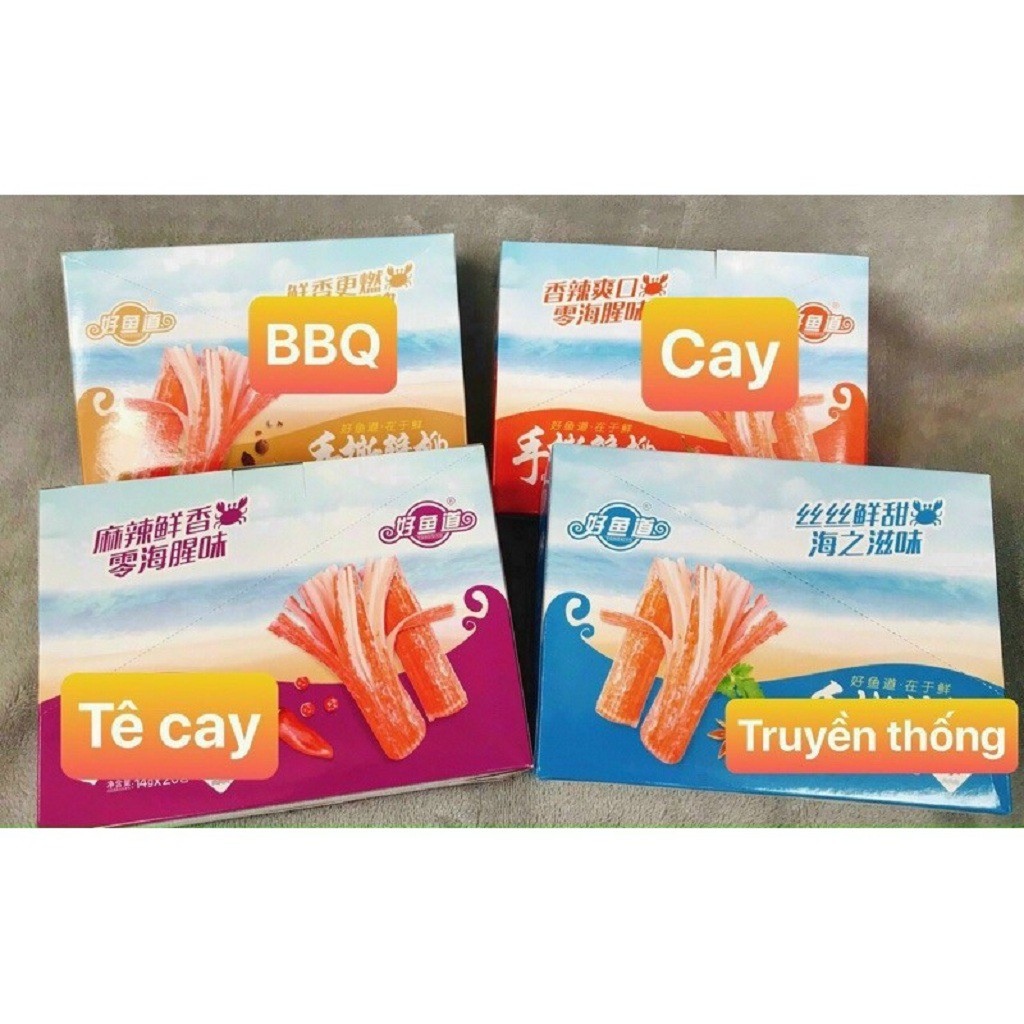 Thanh Cua Ăn Liền Tẩm Vị Cay Gói 14g Đồ Ăn Vặt Trung Quốc