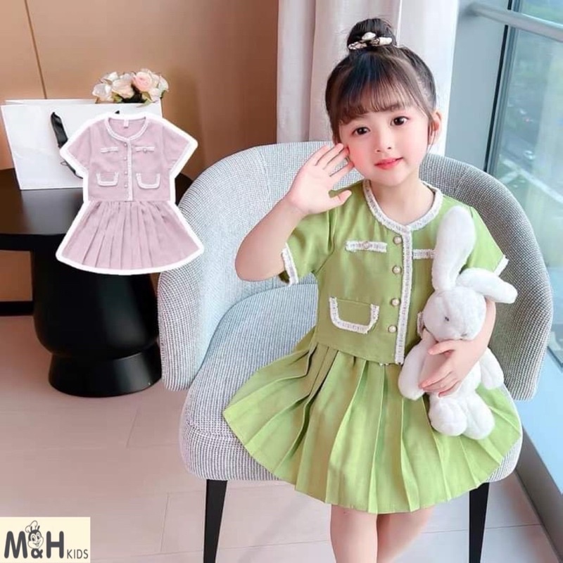 🌺 Set Vest bé gái siêu yêu  giá rẻ cho bé🌺