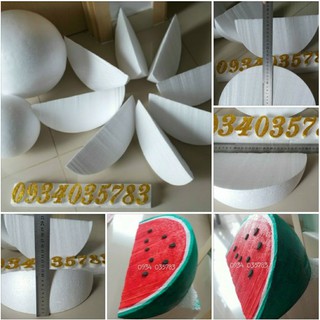 Lát dưa hấu xốp trang trí tết