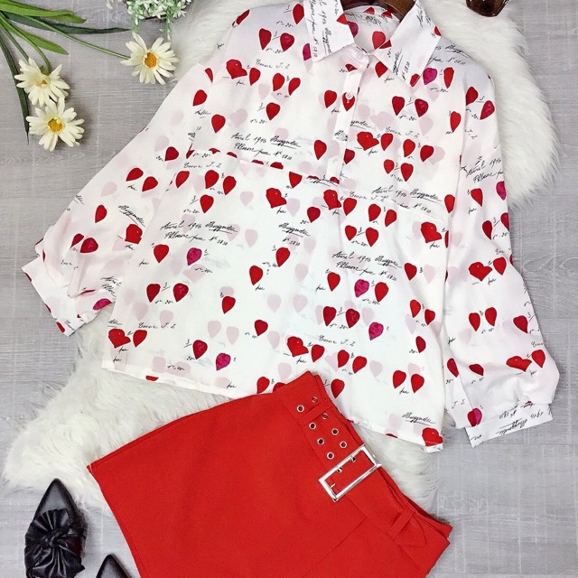 Set bộ đỏ trắng