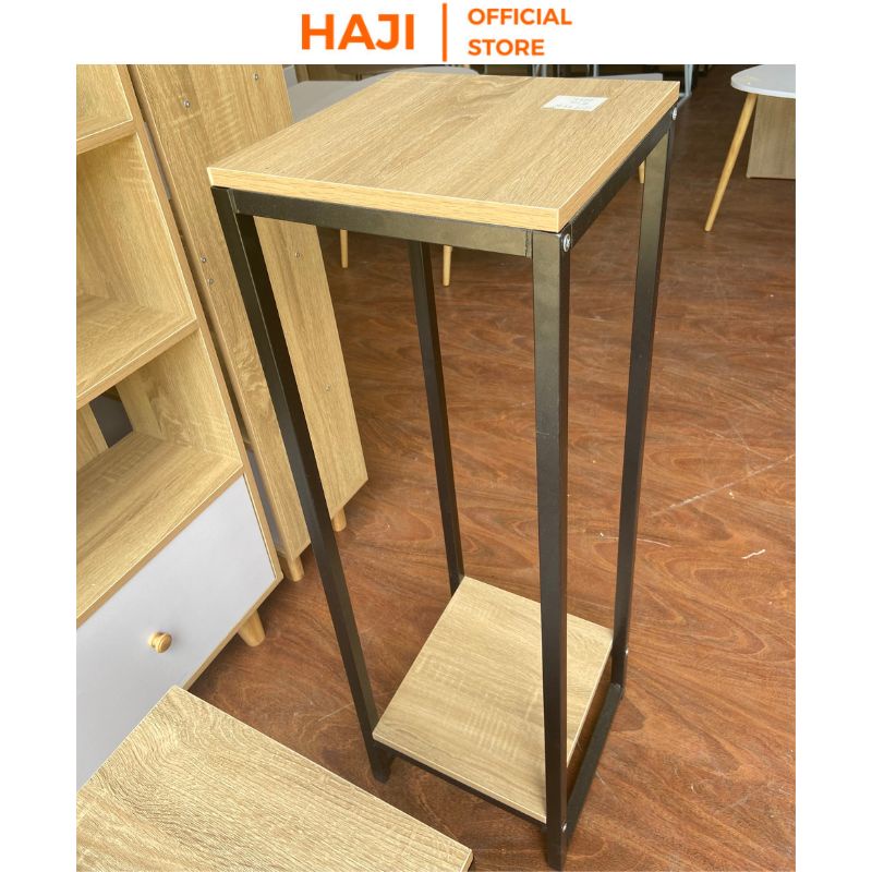 Kệ để cây cảnh trang trí phòng khách HAJI chân sắt chịu lực tốt C48