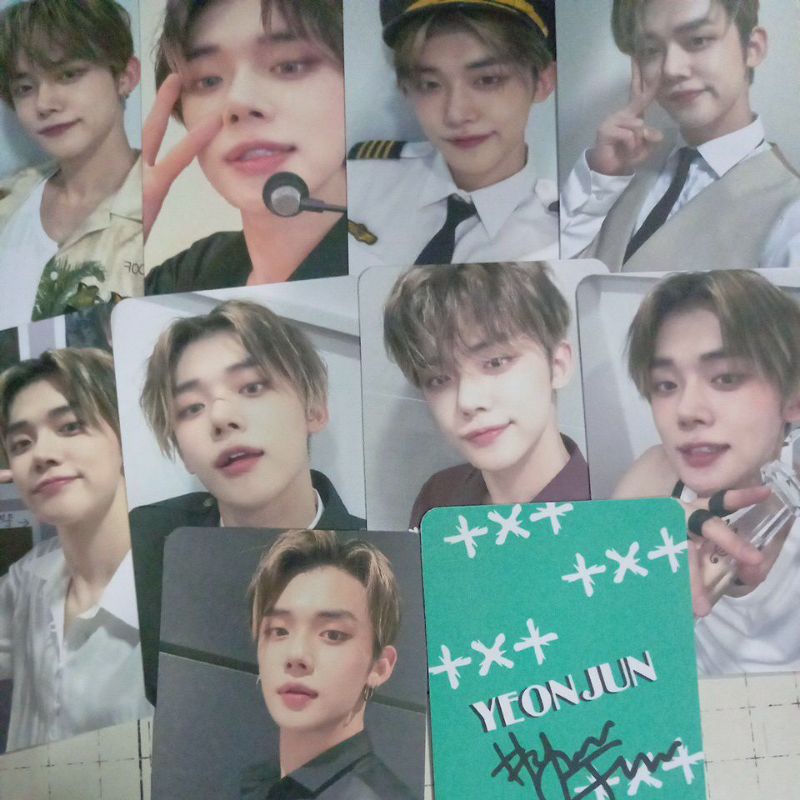 Set 10 card giấy bo góc ảnh thành viên nhóm TXT - Twitter cập nhật